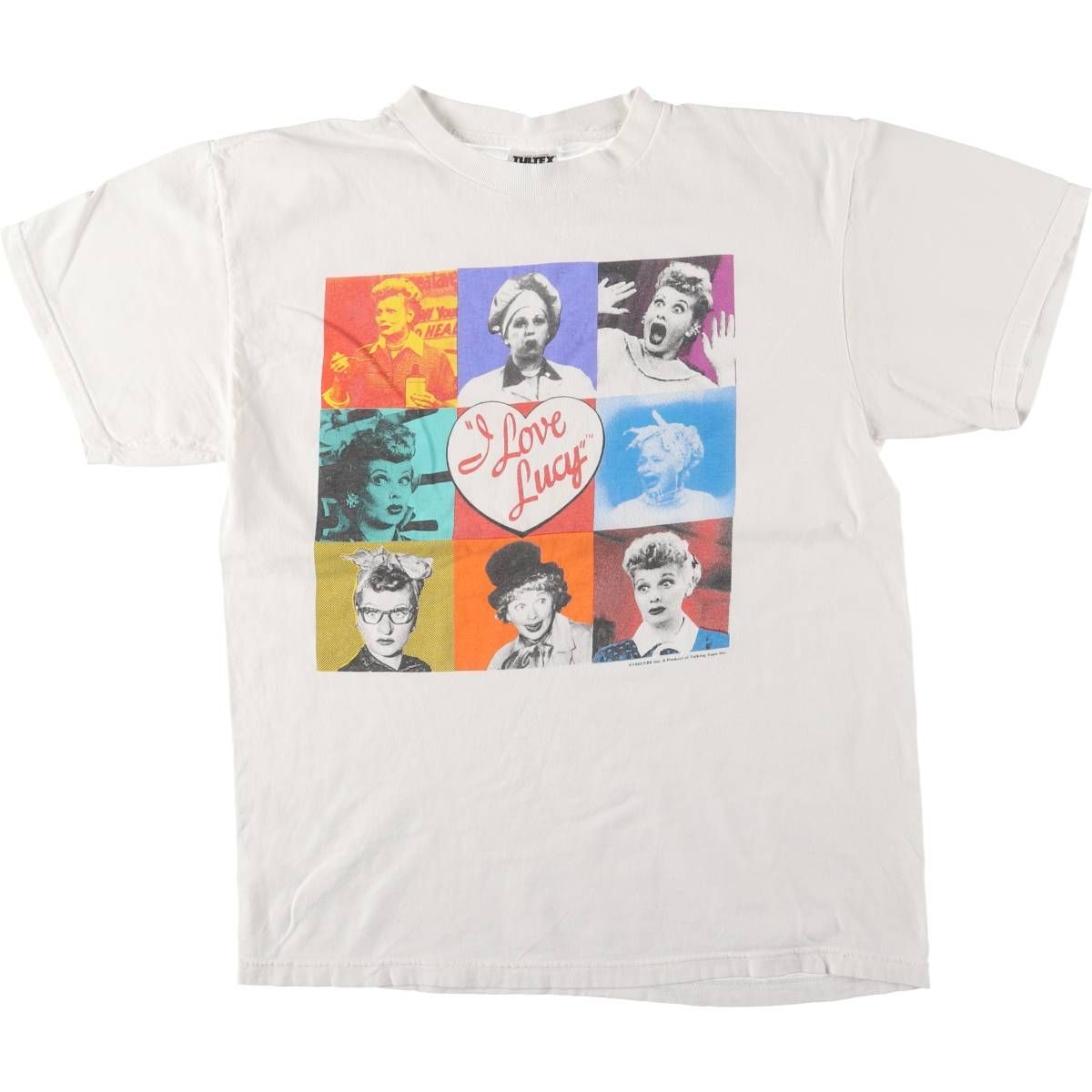 古着 90年代 タルテックス TULTEX I LOVE LUCY アイラブルーシー 映画 ムービーTシャツ メンズL相当 ヴィンテージ|eaa546425
