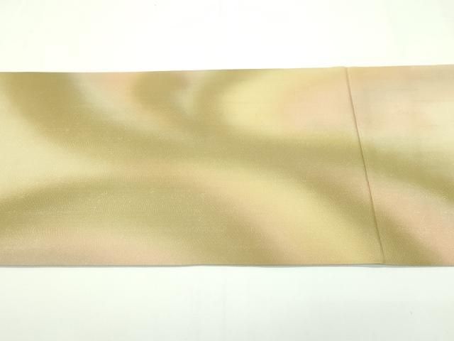 平和屋本店□最高級 二代目 久保田一竹 幻の辻が花 太鼓柄袋帯 金通し  