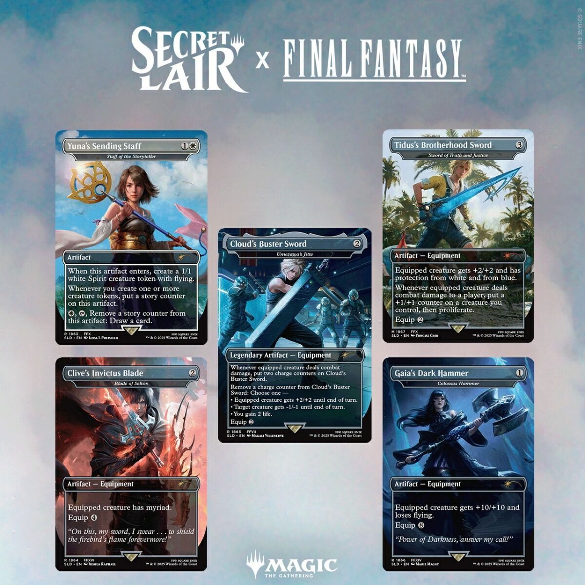 MTG Summer Superdrop 2025 Secret Lair x FINAL FANTASY