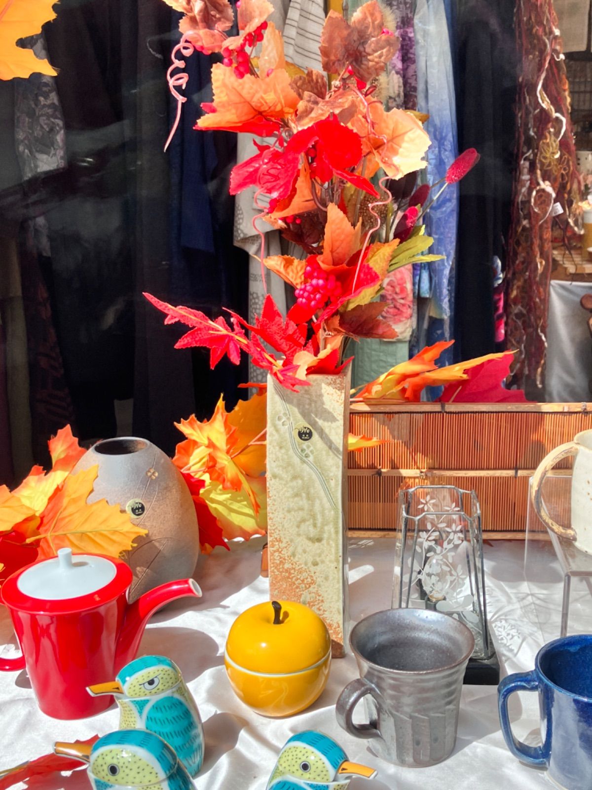 【信楽焼】花瓶　フラワーベース　丸伊製陶 へちもん 陶器　朝霧小紋