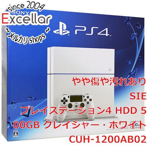 bn 9 SONY プレイステーション4 500GB ホワイト CUH-1200AB02 本体のみ 元箱あり
