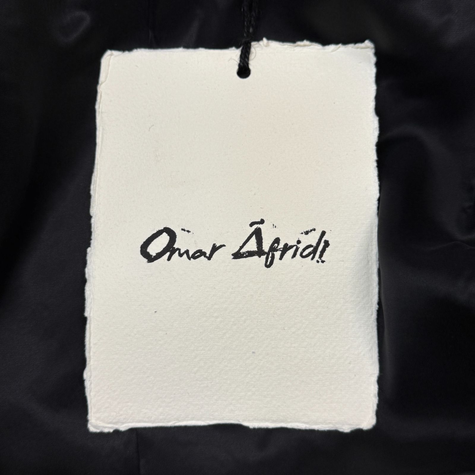 参考上代275000円 未使用品 Omar Afridi 24AW CAR COAT カーコート 