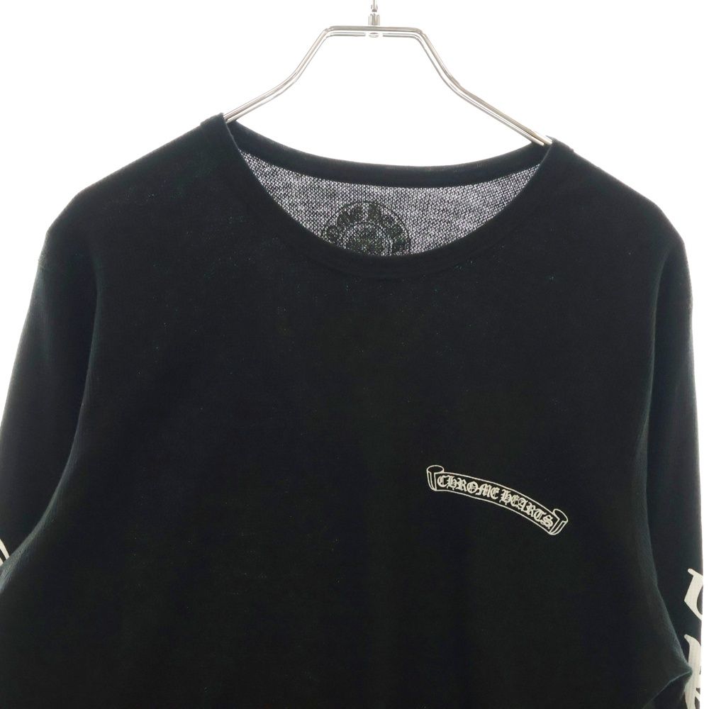 クロムハーツ ロンT クロムハーツロングTシャツスクロールラベル