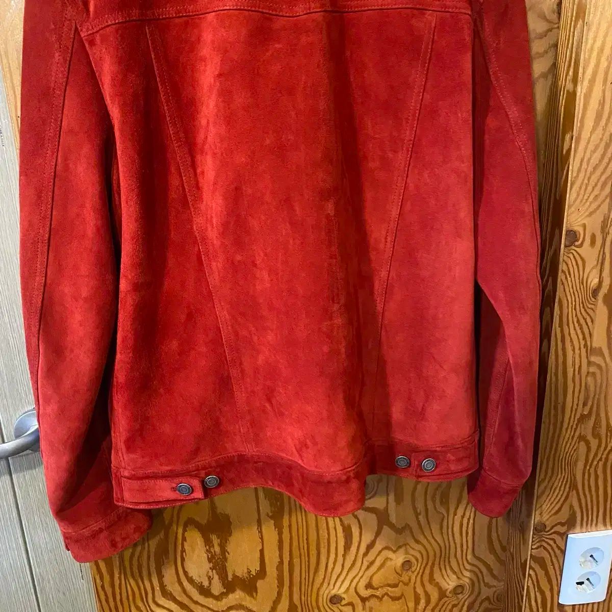 Saint Laurent(サン・ローラン) レッド スエード ジャケット