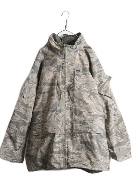 09年製 米軍実物 APECS ゴアテックス デジタル タイガーカモ 迷彩 ジャケット X-LARGE LONG / 古着 軍物 ミリタリー USAF ABU エアフォース お得なクーポン配布中!】 09年製 米軍実物 APECS ゴアテックス