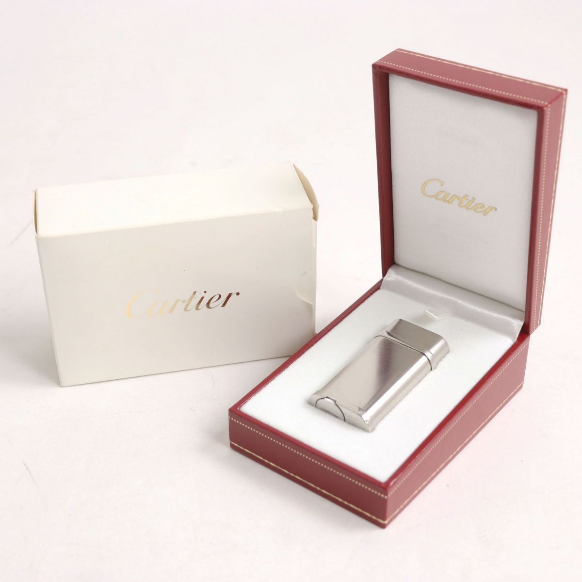 美品◇Cartier カルティエ CA120116 ゴドロン ヘアライン オーバル型