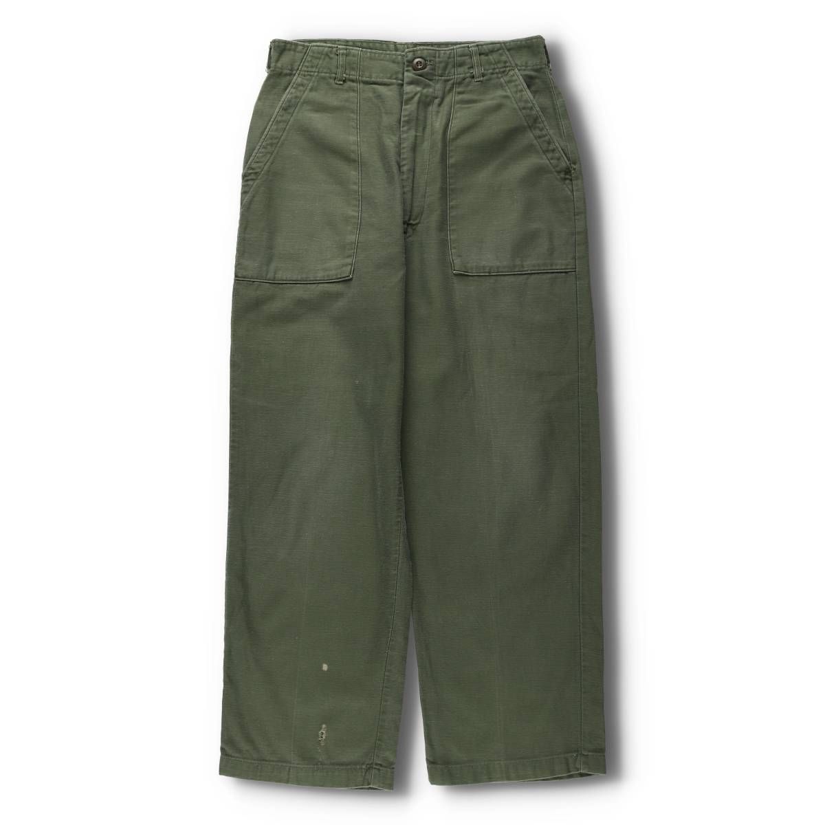 古着 70年代 米軍 ミリタリー ベイカーパンツ 32×29 メンズw30相当 ヴィンテージ|evb010803