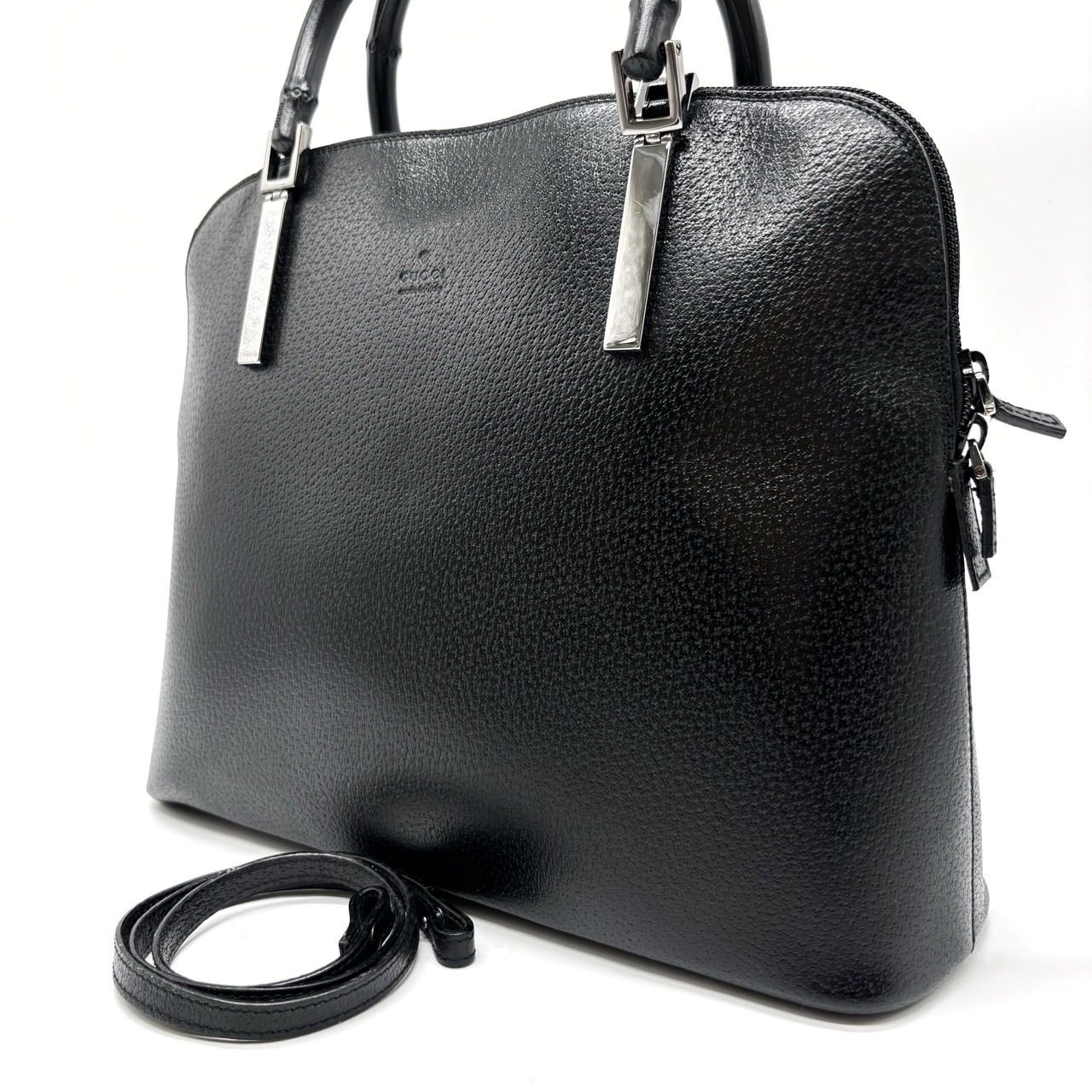 グッチ ビジネスバッグ GG柄 2way ショルダー 大容量 多機能 A4可 黒 GUCCI グッチ トートバッグ 2WAY ショルダーバッグ メンズ