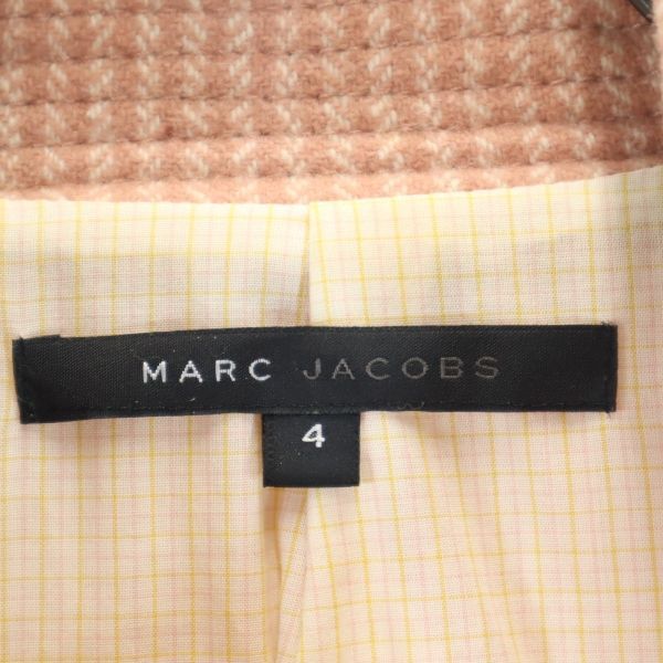 45cm袖丈マークジェイコブス ウールミックス ステンカラーコート 4 ピンク系 MARC JACOBS レディース   【211204】