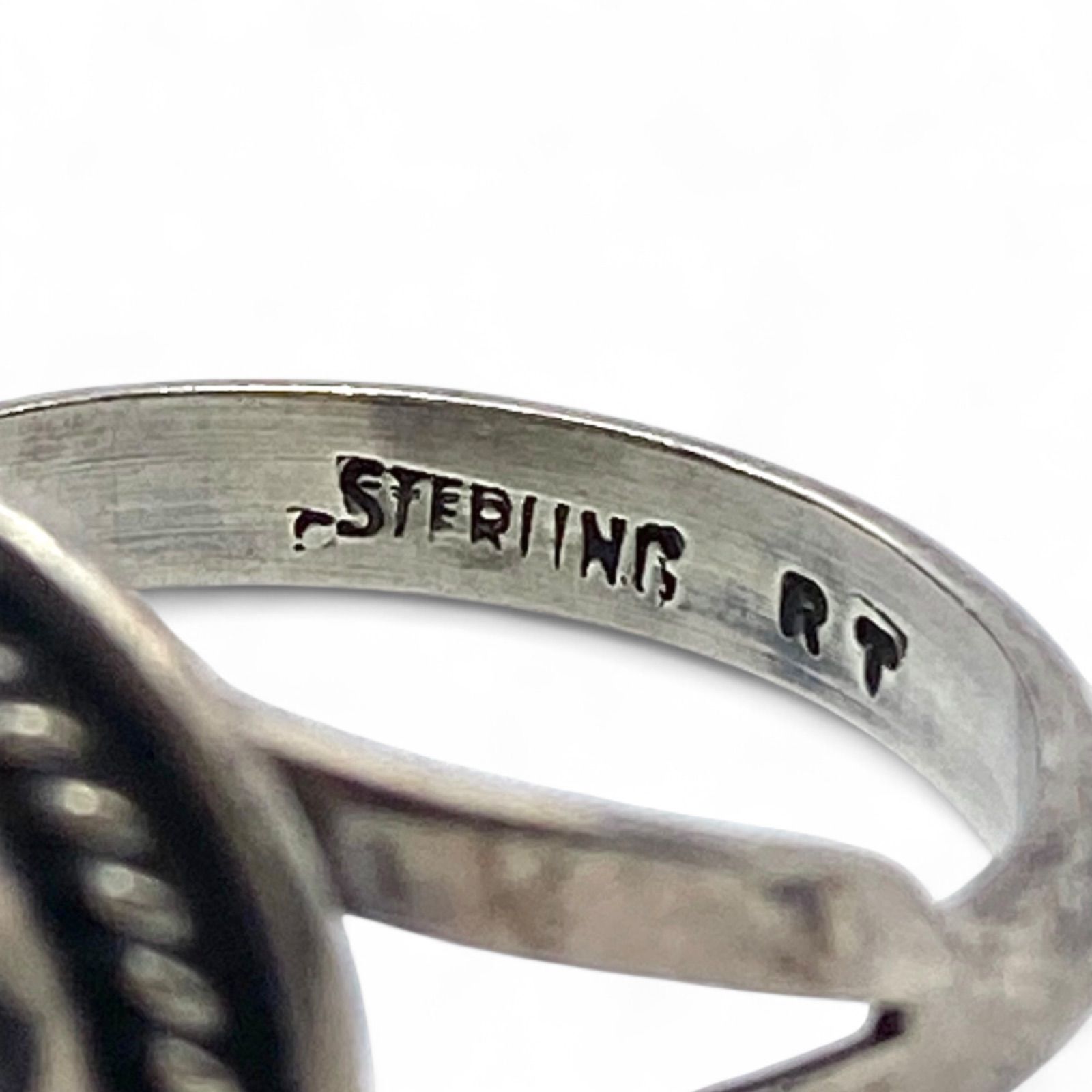 ブラックオニキス】オーバル Silver 925 刻印 90s Vintage Ring 