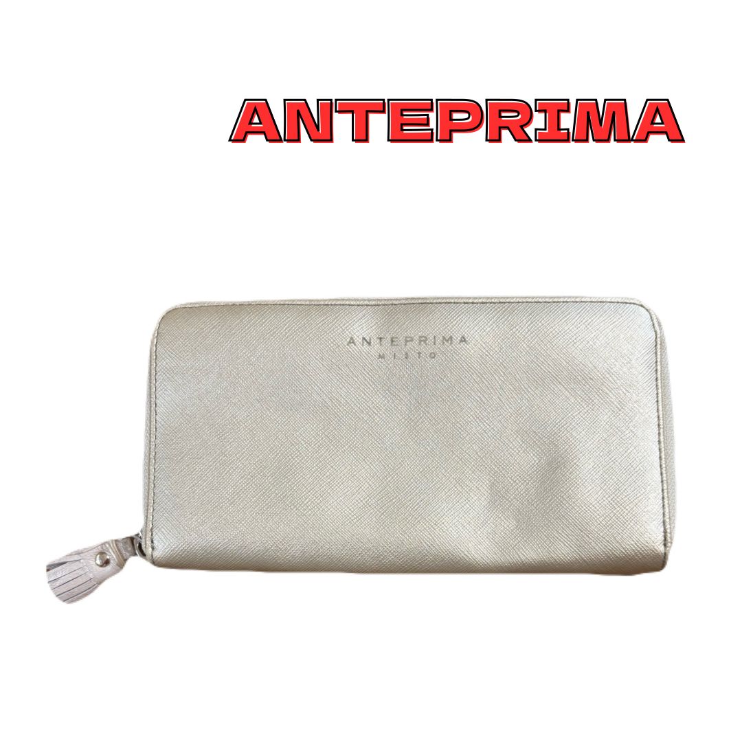 ANTEPRIMA MISTO 長財布 ラウンドファスナー ゴールド 金 アンテプリマ 