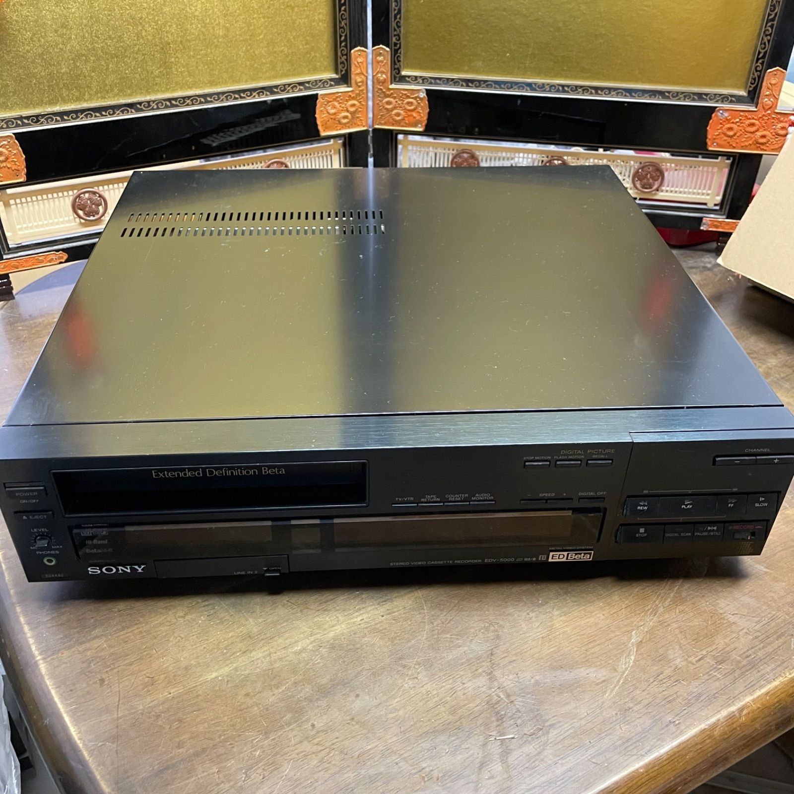 ＳＯＮＹベータ・デッキＥＤＶ－５０００ Amazon | EDベータビデオデッキ ソニー EDV-5000 | Sony | VHSビデオデッキ