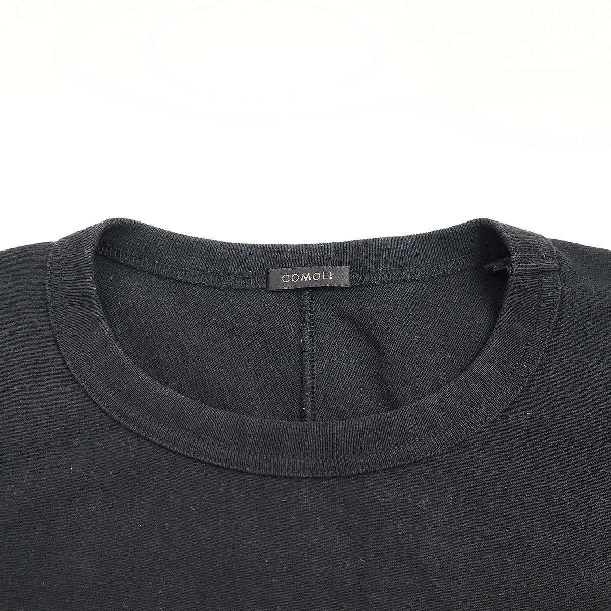 COMOLI コモリ 23AW フットボールTシャツ Y03-05004 ブラック 3 - メルカリ