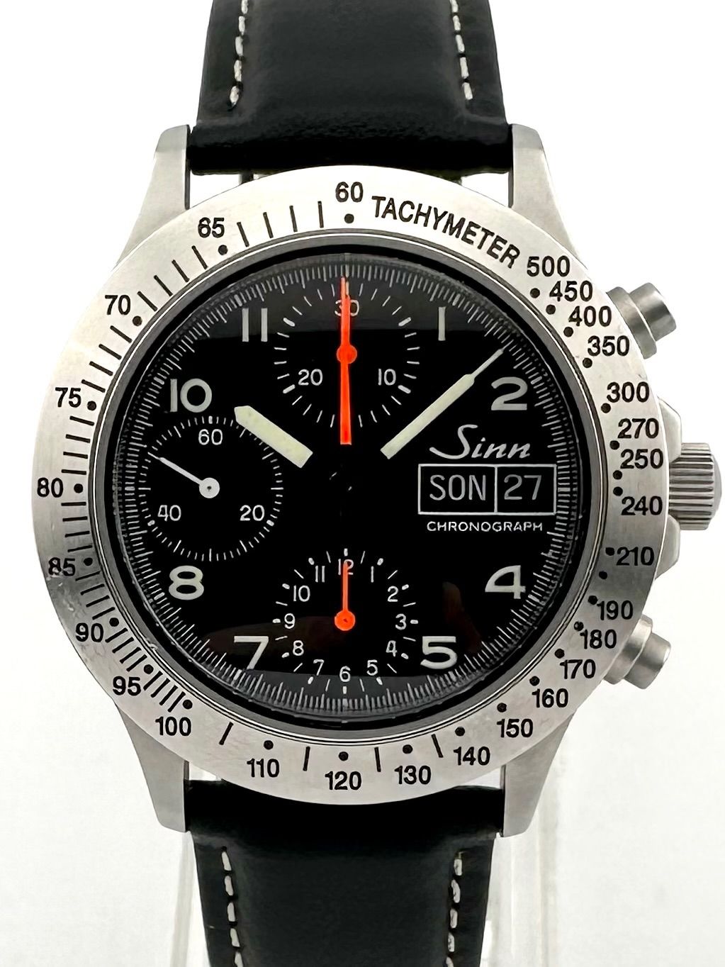 SINN 256.ST クロノグラフ デイデイト 自動巻き時計 ジン - メルカリ