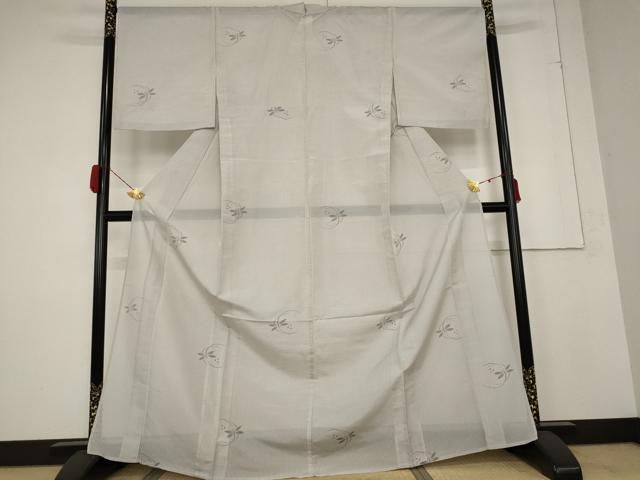 平和屋着物 夏物 小紋 絽芭蕉 蜻蛉 正絹 AABB5851st