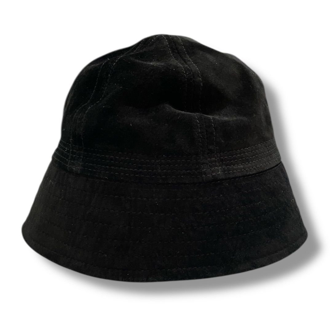 Hender Scheme　エンダースキーマ　レザーバケットハット　黒　ブラック Hender Scheme エンダースキーマ pig bucket hat QN-RC-PBH