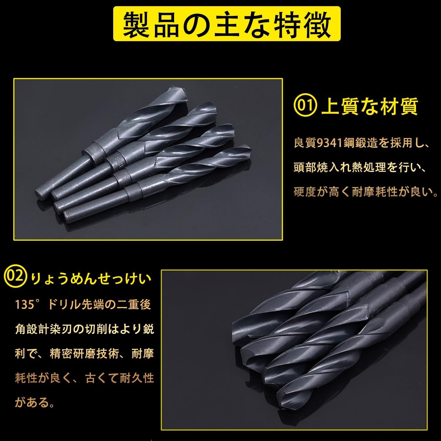 特価商品】ツイストドリル 刃先径14mm ドリル セット 鉄工用 特価商品】ツイストドリル 刃先径14mm ドリル セット 鉄工用