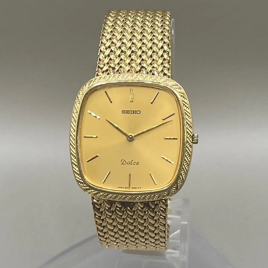 ✨GOLD✨】 SEIKO dolce セイコー ドルチェ 8N40-5060 ブランド 時計 