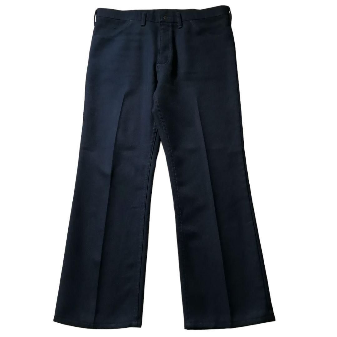 良品 USA製ビンテージ90sラングラー ランチャー ドレス スラックス黒W31 良品 USA製ビンテージ90sラングラー ランチャー ドレス スラックス黒