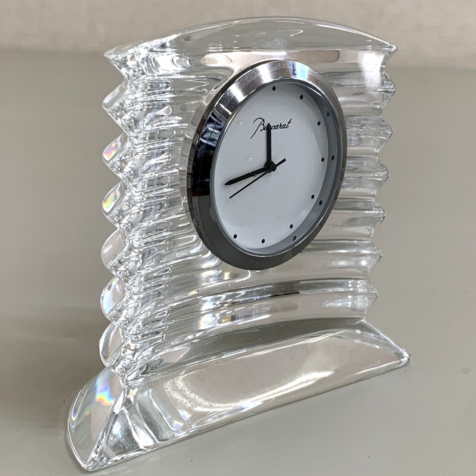 Baccarat クリスタル 置時計 不動品 【公式通販】