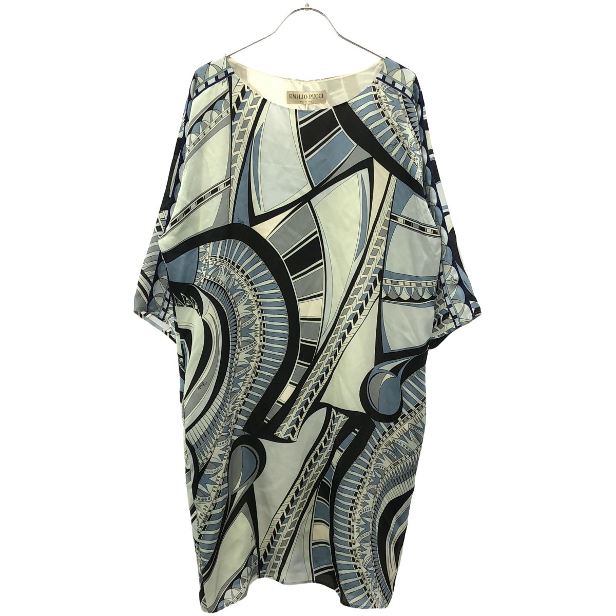 EMILIO PUCCI エミリオプッチ 長袖ワンピース シルク 40 - メルカリ