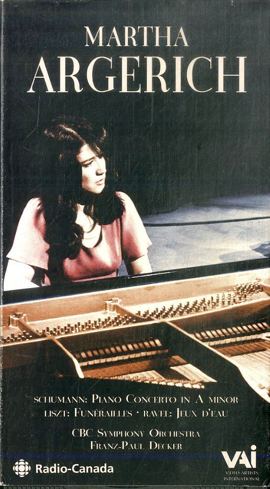VHSビデオ / マルタ・アルゲリッチ / Schumann - Liszt - Ravel 