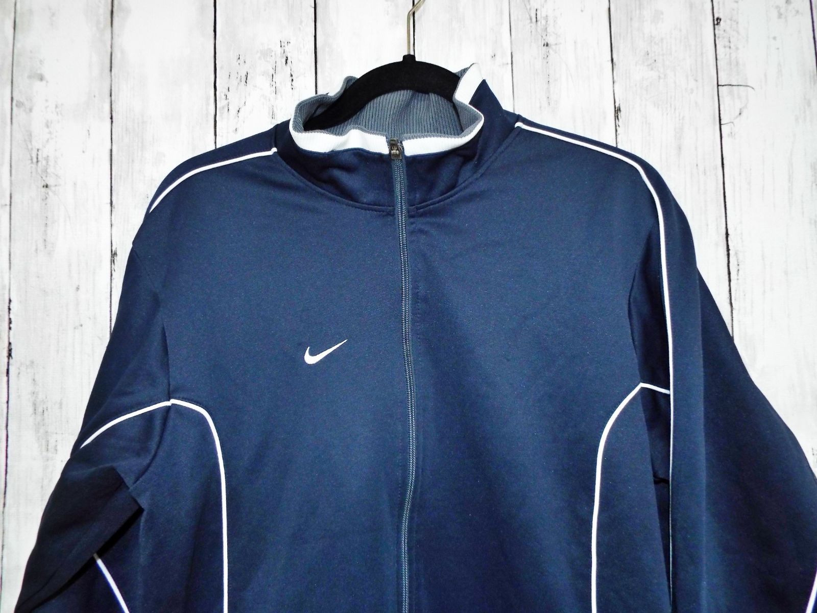 NIKE ナイキ DRI-FIT ジャージ Mサイズ 紺 ネイビー - メルカリ