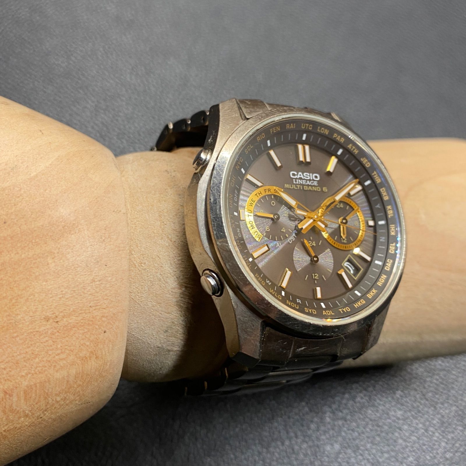 カシオ CASIO リニエージ LIW-M610TDS LINEAGE Titanium チタン タフ