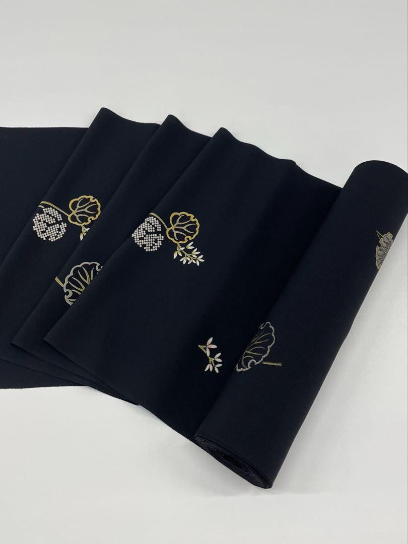 小紋 飛び柄 金彩 型染め 正絹 反物 - メルカリ