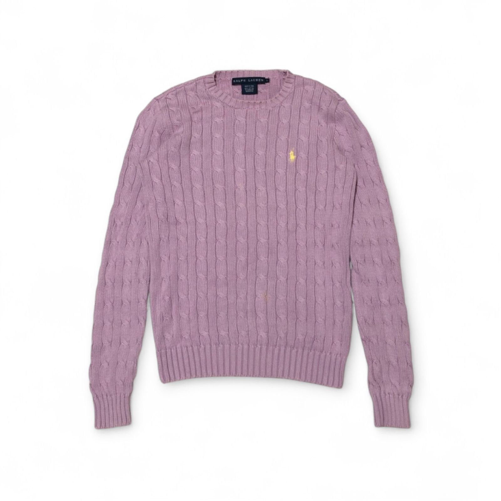 希少カラー RALPH LAUREN ラルフローレン コットン ケーブル 希少カラー RALPH LAUREN ラルフローレン コットン ケーブル