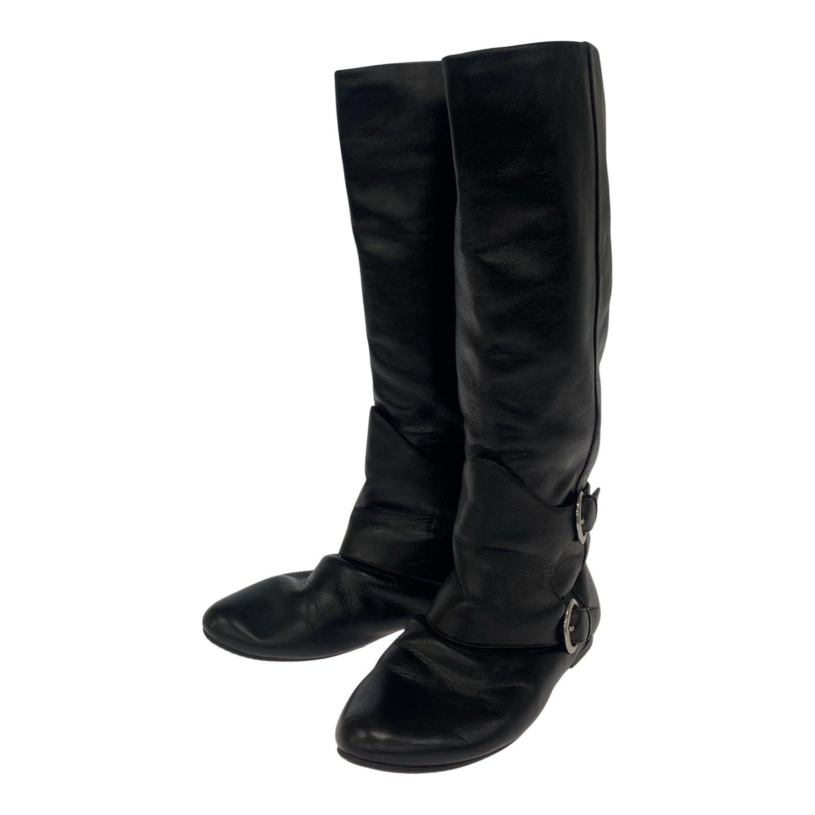 ARMANI JEANS アルマーニ・ジーンズ ロングレザーブーツ size38