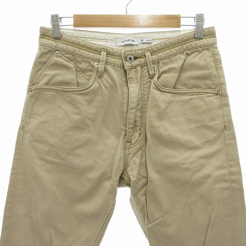 ノンネイティブ nonnative チノパンツ クロップド 0 ベージュ NN