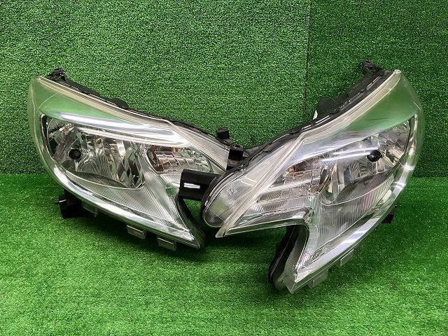 日産 E12/NE12 ノート 前期 左右ヘッドライト ハロゲン 1868 レベ付 241122241