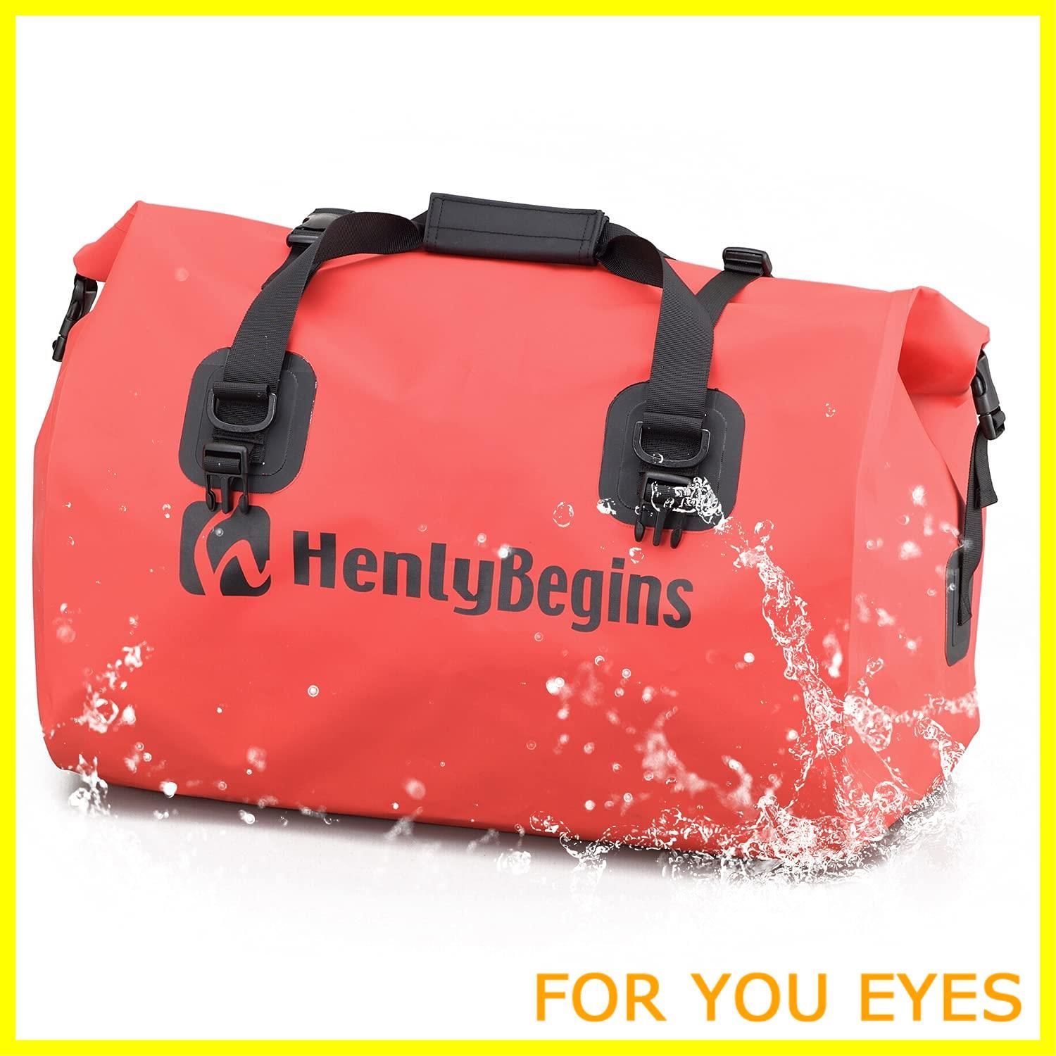【新着商品】ヘンリービギンズ(Henly Begins) デイトナ バイク用 シートバッグ 防水 60L DH-749 レッド 20049