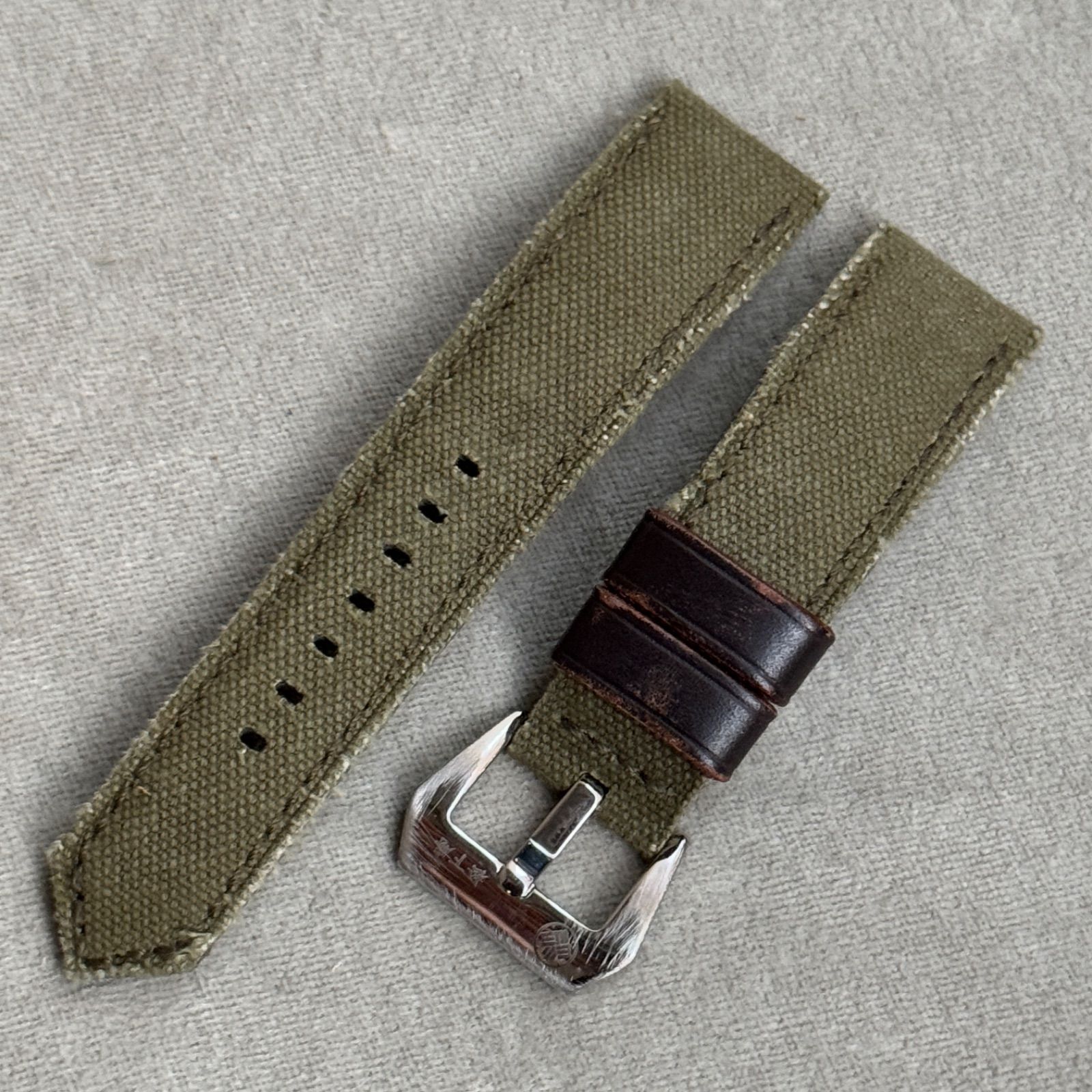 ミリタリーキャンバス｜ビンテージアーミー｜24-22mm｜松下庵