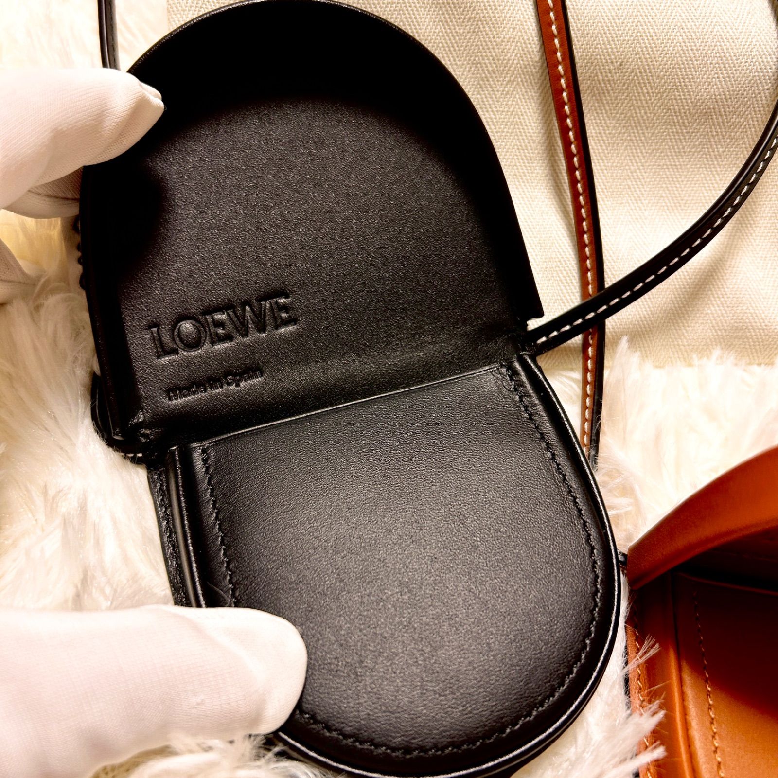 LOEWE Mini Heel Pouch コインケース ポーチ org.jpg