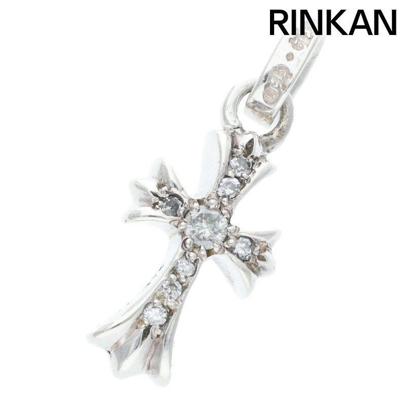 クロムハーツ CRS BBYFAT P DMND A ベイビーファット PAVEダイヤ チャーム シルバーネックレストップ メンズ