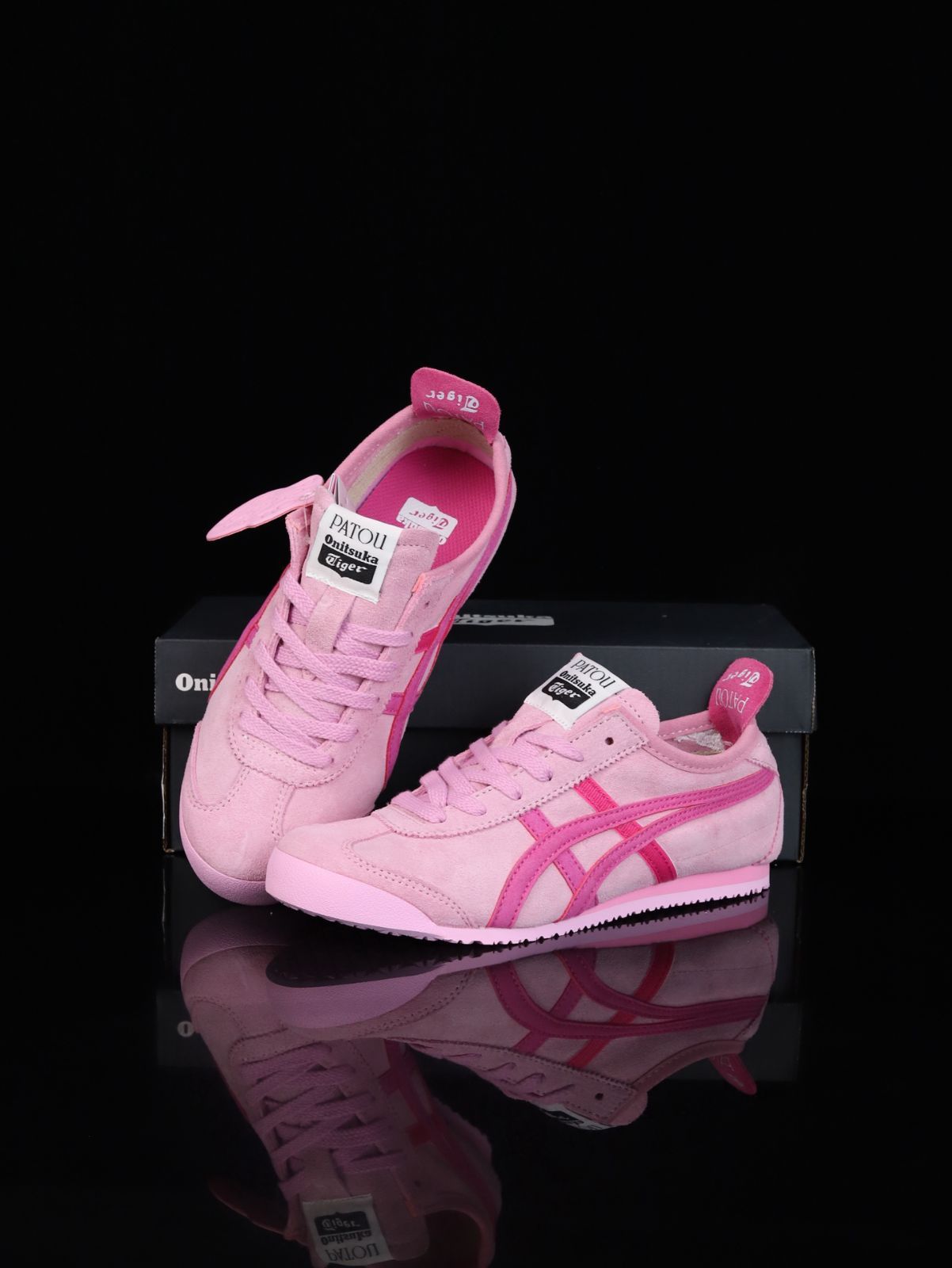 Onitsuka Tiger オニツカタイガー Mexico 66® パトゥ オニツカタイガー メキシコ コットンキャンディ ブライトローズ