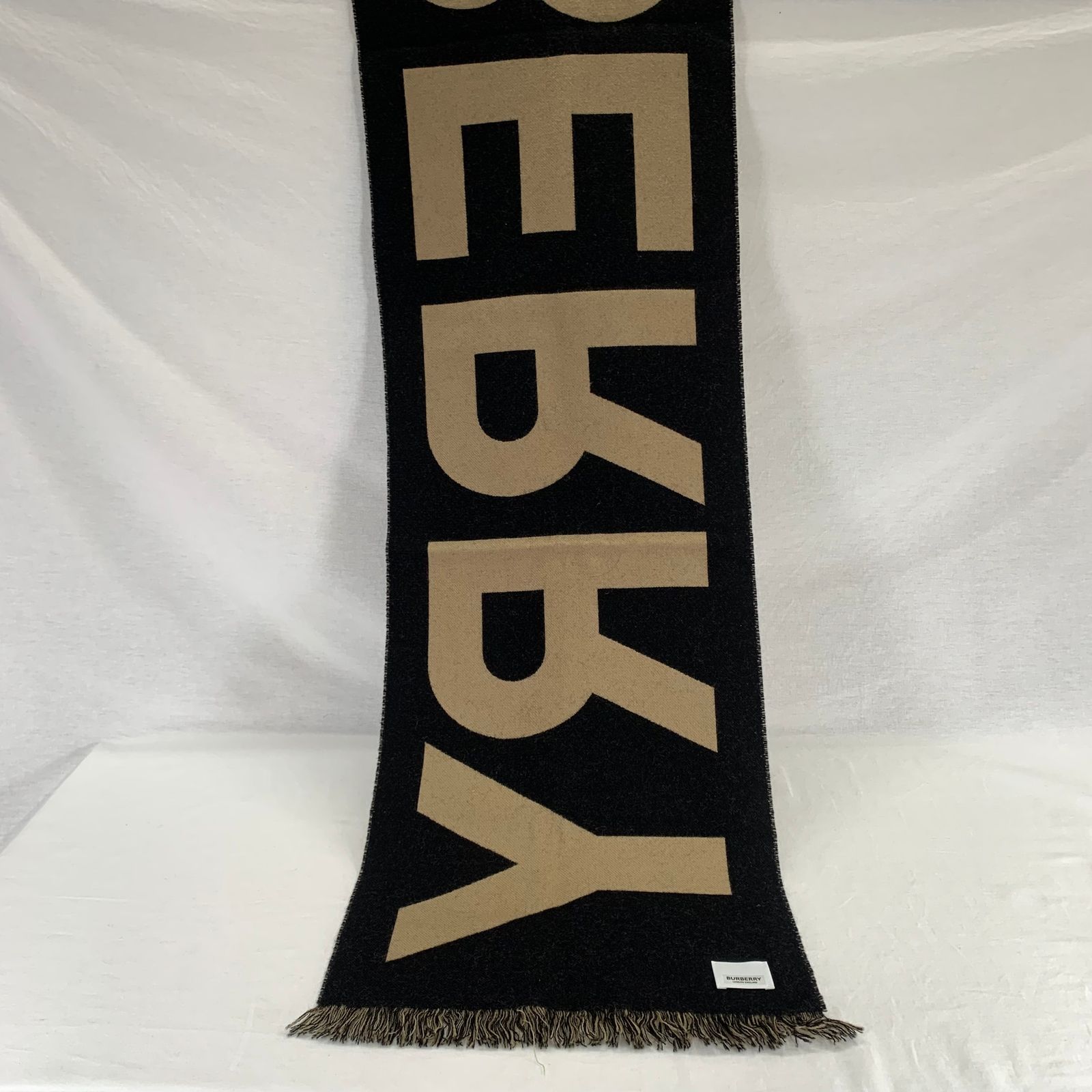 BURBERRY バーバリー ストール ウール ロゴマフラー 8057147 BURBERRY 並行輸入 バーバリー マフラー ストール ロゴ 8057147