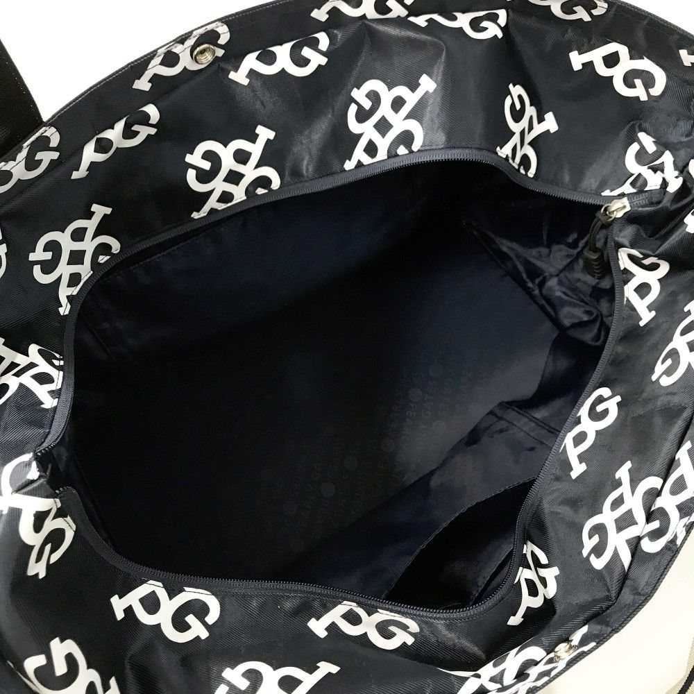 PEARLY GATES ネイビー ビッグトートバッグ 新品】パーリーゲイツ ビッグトートバッグ ネイビー×白 星