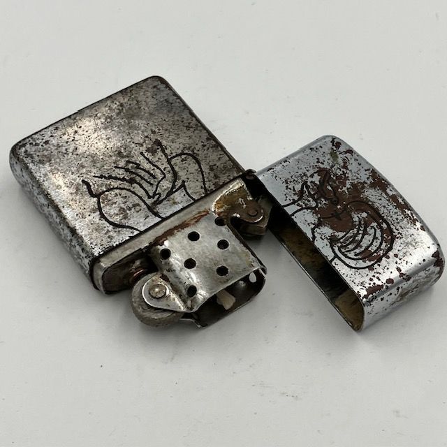 ZIPPO ベトナム 1968年 人気の絵柄 だまし絵 ベトナムジッポー