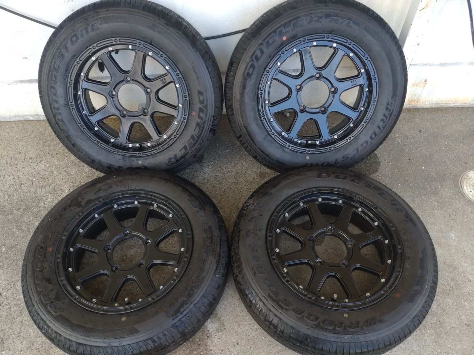 エクストリームJ XJ 16インチホイール 5.5J 20 PCD139.7-5H ＆ブリヂストン DUELER H L 175 80R16 ジムニー 等 4本セット