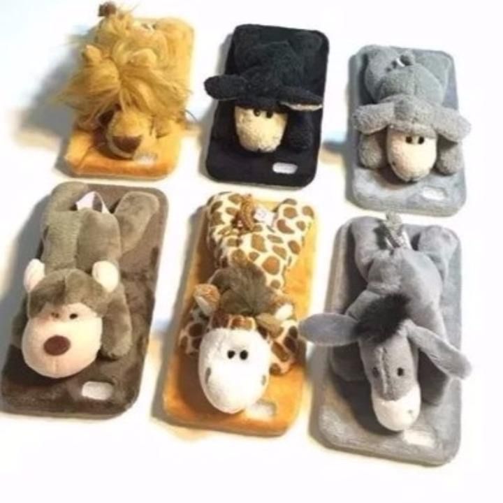 動物 ぬいぐるみ カバー iphone ケース ライオン キリン さる ひつじ