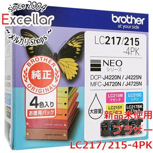 bn:15] brother インクカートリッジ大容量 4色パック LC217/215-4PK