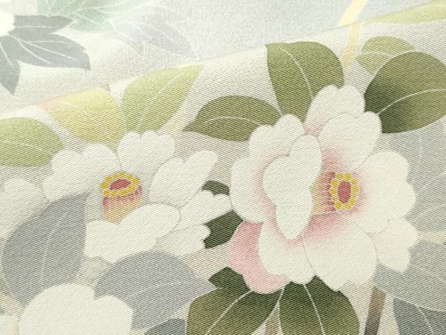 村松竜介　色留袖　友禅　風景　鶴　梅　松　楓　霞　家屋　着物　012a d 平和屋着物○十日町友禅作家 村松竜介 訪問着 枝花文 健勝苑扱い