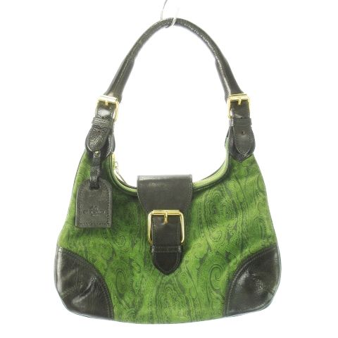ETRO リキッド ペイズリー ショルダーバッグ グリーン (ETRO