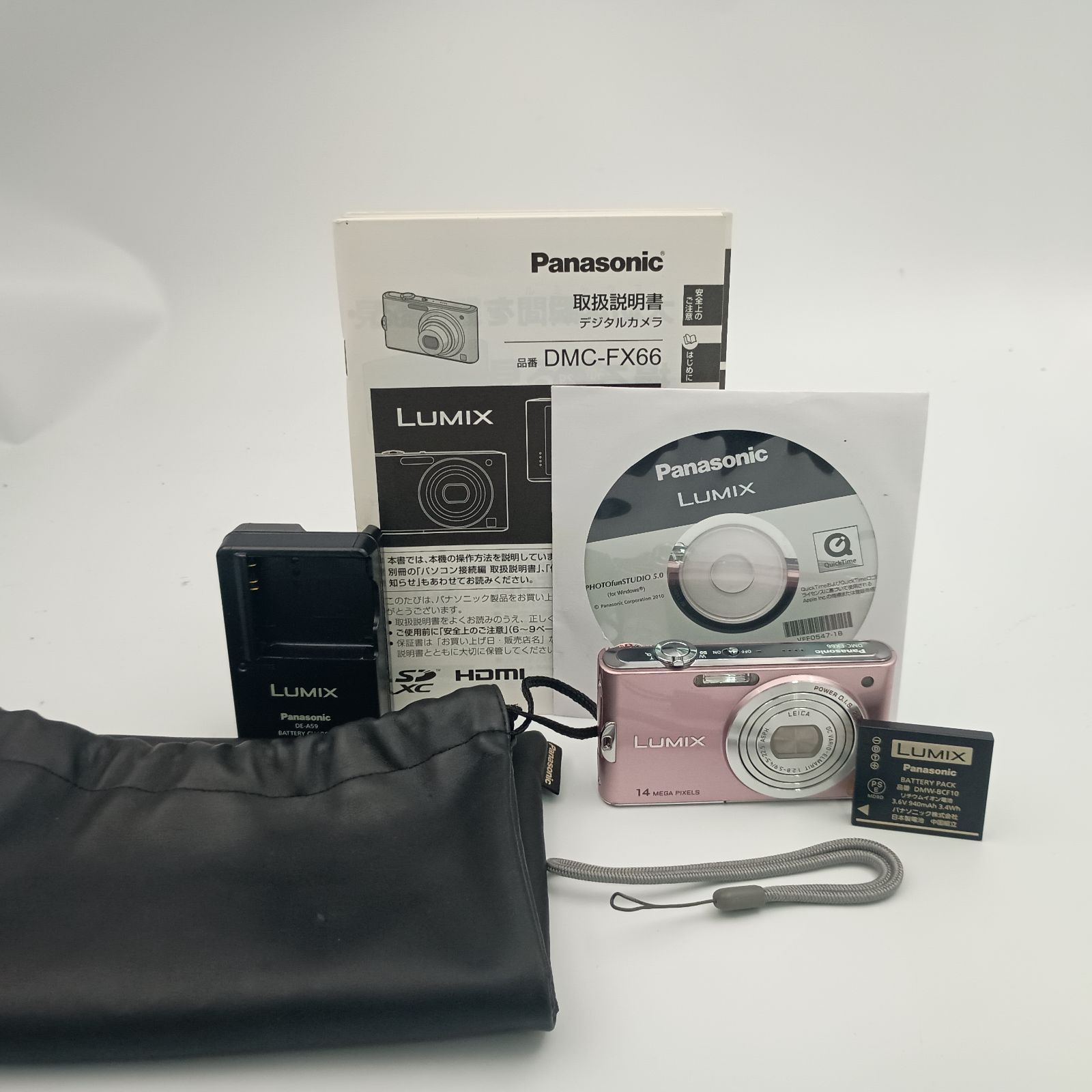 デジカメ　Panasonic　LUMIX　DMC-FX66　ピンク 概要 デジタルカメラ DMC-FX66 | LUMIX（ルミックス） ミラー
