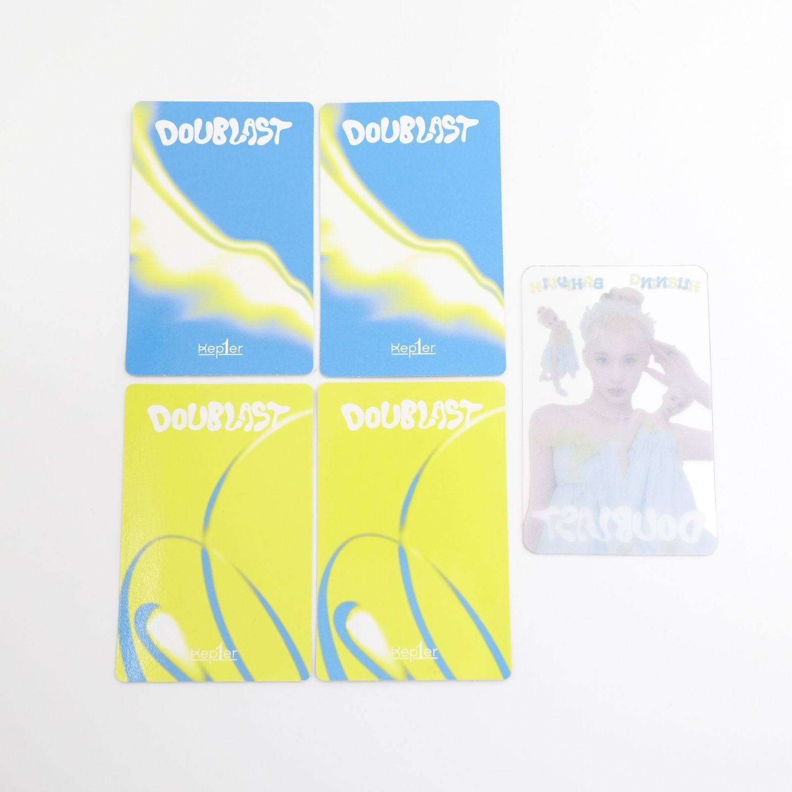 バヒエ DOUBLAST 特典 トレカ Kep1er バヒエ DOUBLASTトレカ フォト カード クリア 5枚セット
