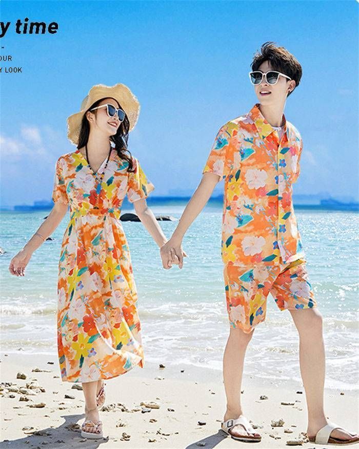 楽天市場】親子 ペアルック 親子ペア 夏服 花柄 ワンピース アロハ 
