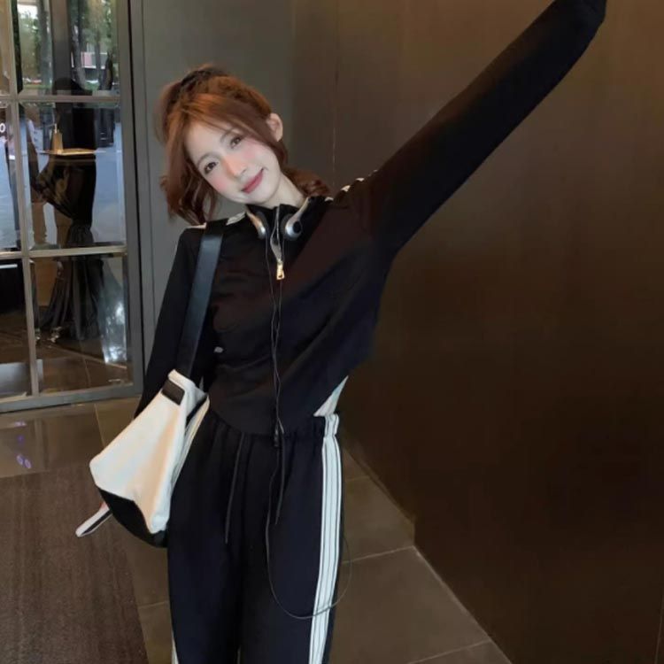 BLACKPINK ロゼ スウェット 上下セット ブラックピンク ロゼ（ROSÉ）風 デニム ベスト ショートパンツ